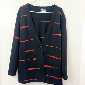 Vintage made in U.S.A  wool J.S.S retro sweater cardigan